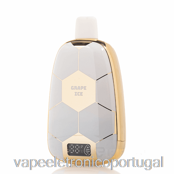 Vape Eletrônico Ronaldinho 10 15k Descartável Grape Ice